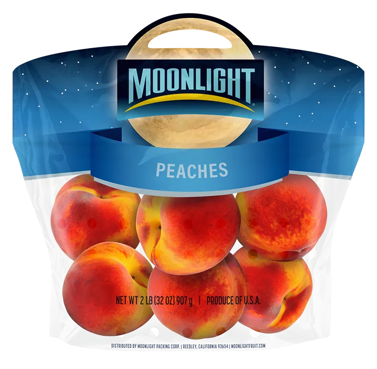 Moonlight Organic Peaches package