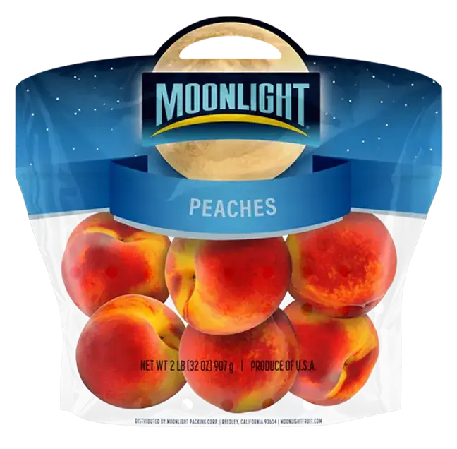 Moonlight Peaches package design