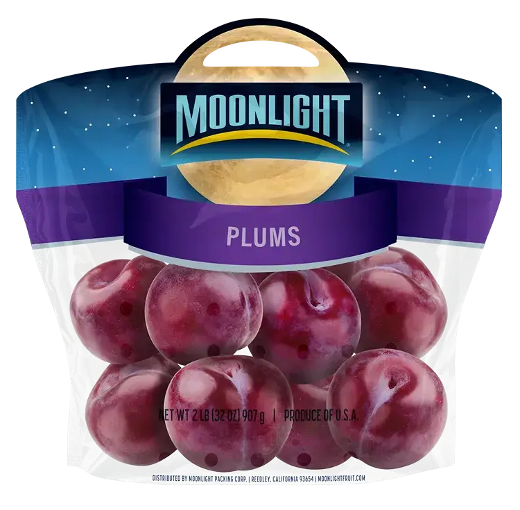 Moonlight Plums package design