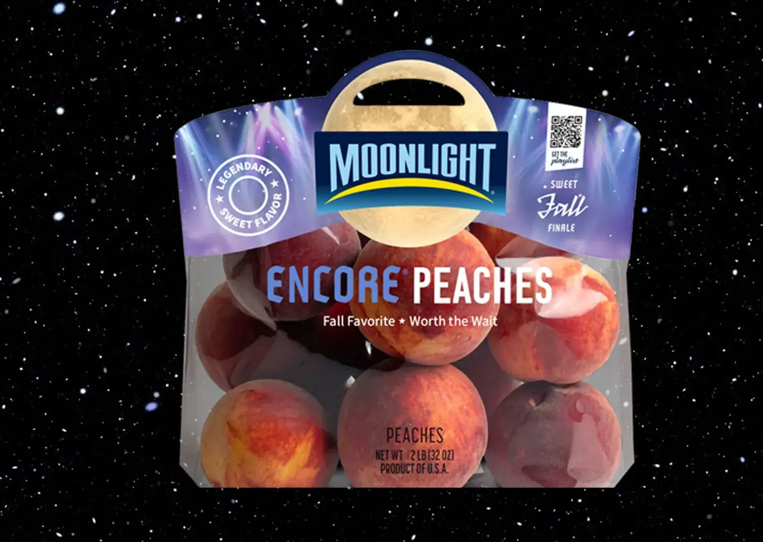 Moonlight Encore Peaches package design
